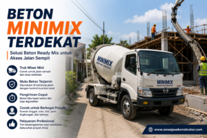 Beton Minimix Terdekat Solusi Beton Ready Mix untuk Akses Jalan Sempit