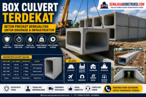 Box Culvert Terdekat – Supplier Beton Precast Berkualitas untuk Saluran Drainase dan Infrastruktur