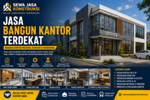 Jasa Bangun Kantor Terdekat Kontraktor Profesional untuk Kantor Modern, Nyaman & Fungsional