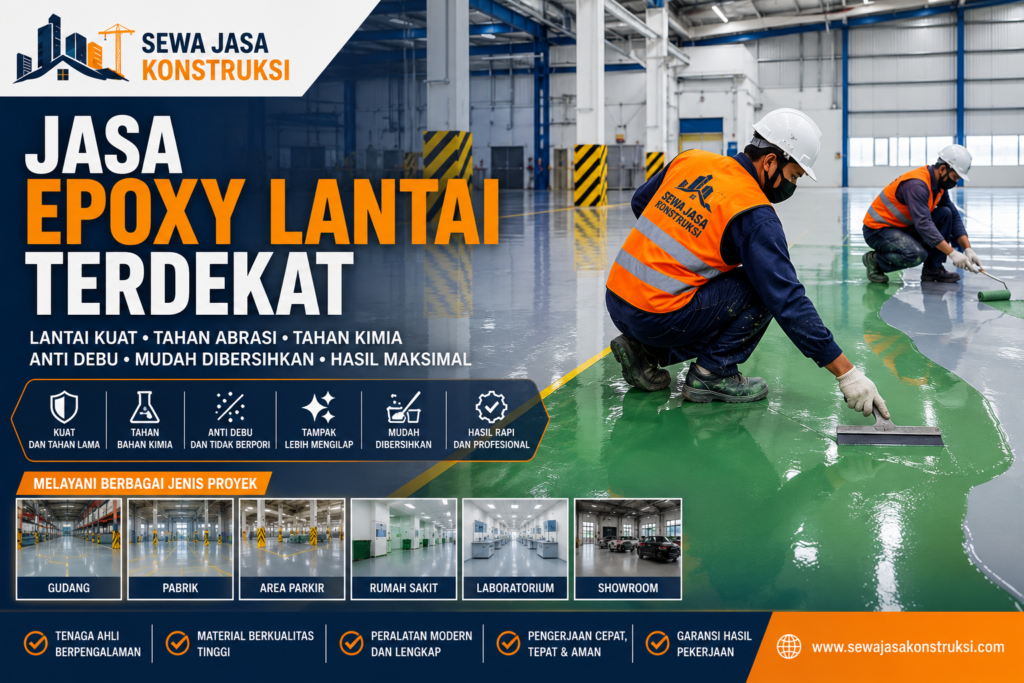 Jasa Epoxy Lantai Terdekat Jasa Epoxy Lantai Profesional, Bergaransi & Harga Terbaik