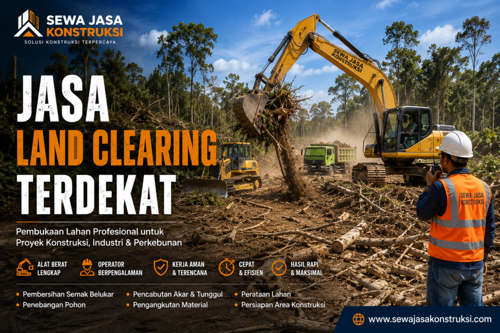 Jasa Land Clearing Terdekat Jasa Pembukaan Lahan Profesional untuk Proyek Konstruksi, Industri & Perkebunan
