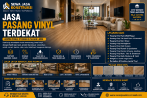 Jasa Pasang Vinyl Terdekat Profesional untuk Rumah, Kantor, Ruko & Bangunan Komersial