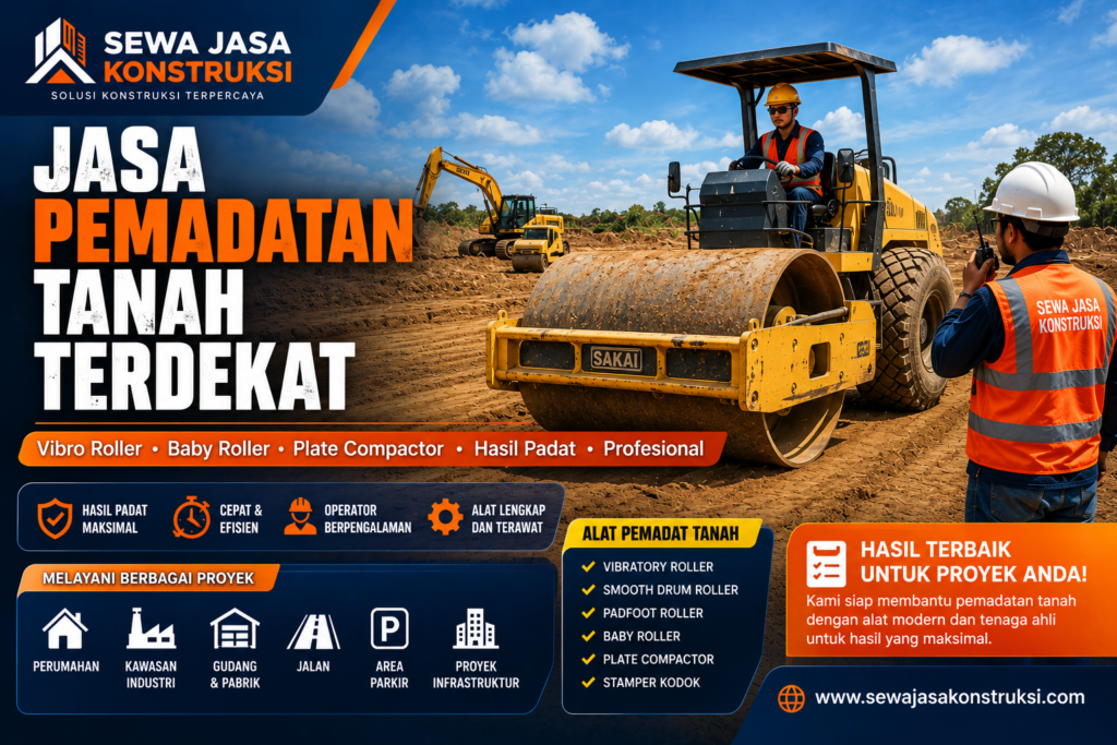 Jasa Pemadatan Tanah Terdekat