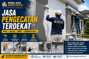 Jasa Pengecatan Terdekat Profesional untuk Rumah, Ruko, Gedung & Bangunan Komersial