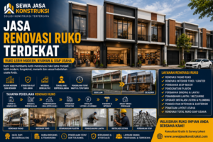 Jasa Renovasi Ruko Terdekat Profesional untuk Ruko Modern, Nyaman & Siap Usaha