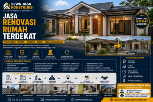 Jasa Renovasi Rumah Terdekat Profesional untuk Rumah Lama Menjadi Lebih Modern & Nyaman