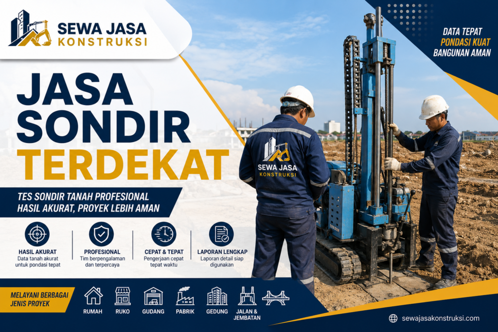 Jasa Sondir Terdekat Layanan Tes Sondir Tanah Profesional untuk Berbagai Proyek