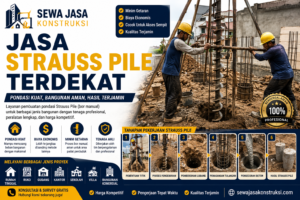 Jasa Strauss Pile Terdekat Pondasi Strauss Pile Profesional untuk Rumah & Bangunan