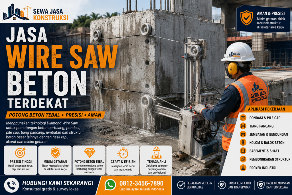 Jasa Wire Saw Beton Terdekat