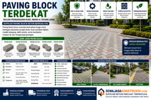 Paving Block Terdekat Supplier Paving Block Beton Berkualitas