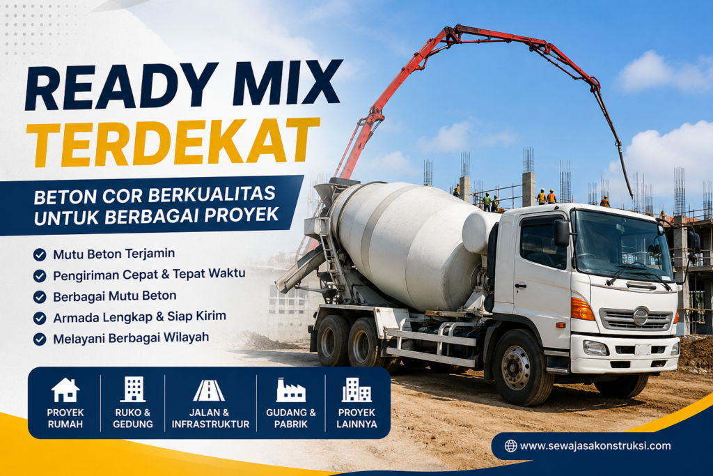 Ready Mix Terdekat Solusi Beton Cor Berkualitas untuk Berbagai Proyek Konstruksi