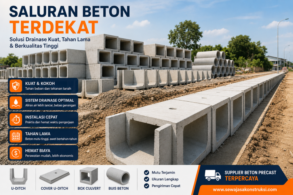 Saluran Beton Terdekat Solusi Drainase Beton Precast Berkualitas