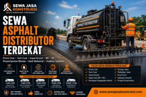 Sewa Asphalt Distributor Terdekat Rental Asphalt Distributor Profesional untuk Prime Coat & Tack Coat
