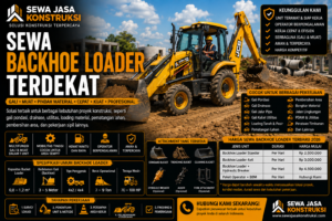 Sewa Backhoe Loader Terdekat Rental Backhoe Loader Profesional untuk Gali, Muat & Pindah Material