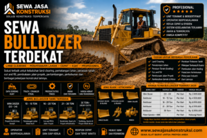 Sewa Bulldozer Terdekat Rental Bulldozer Profesional untuk Land Clearing & Pematangan Lahan