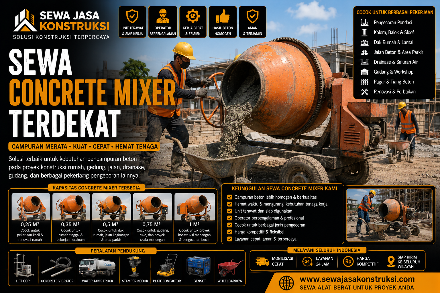 Sewa Concrete Mixer