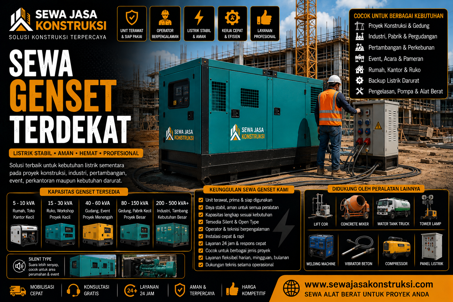 Sewa Genset Terdekat