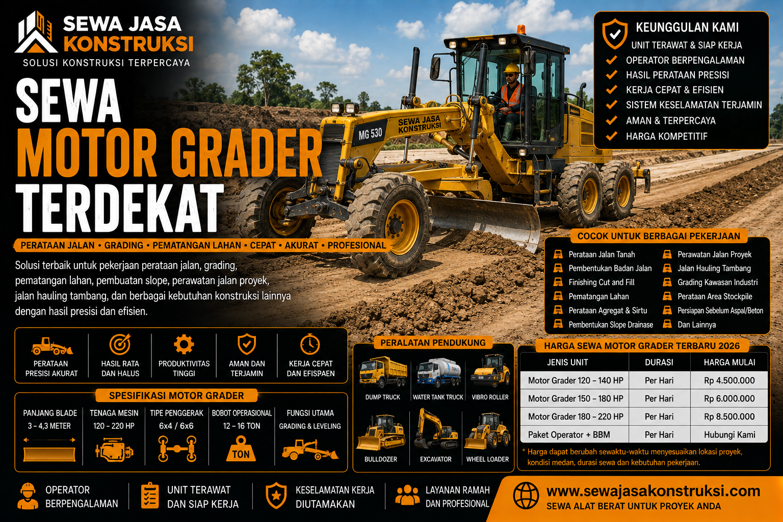 Sewa Motor Grader