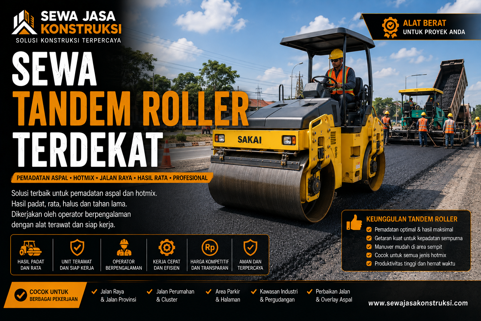 Sewa Tandem Roller
