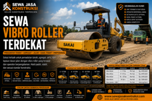 Sewa Vibro Roller Terdekat Rental Vibro Roller Profesional untuk Pemadatan Tanah & Jalan