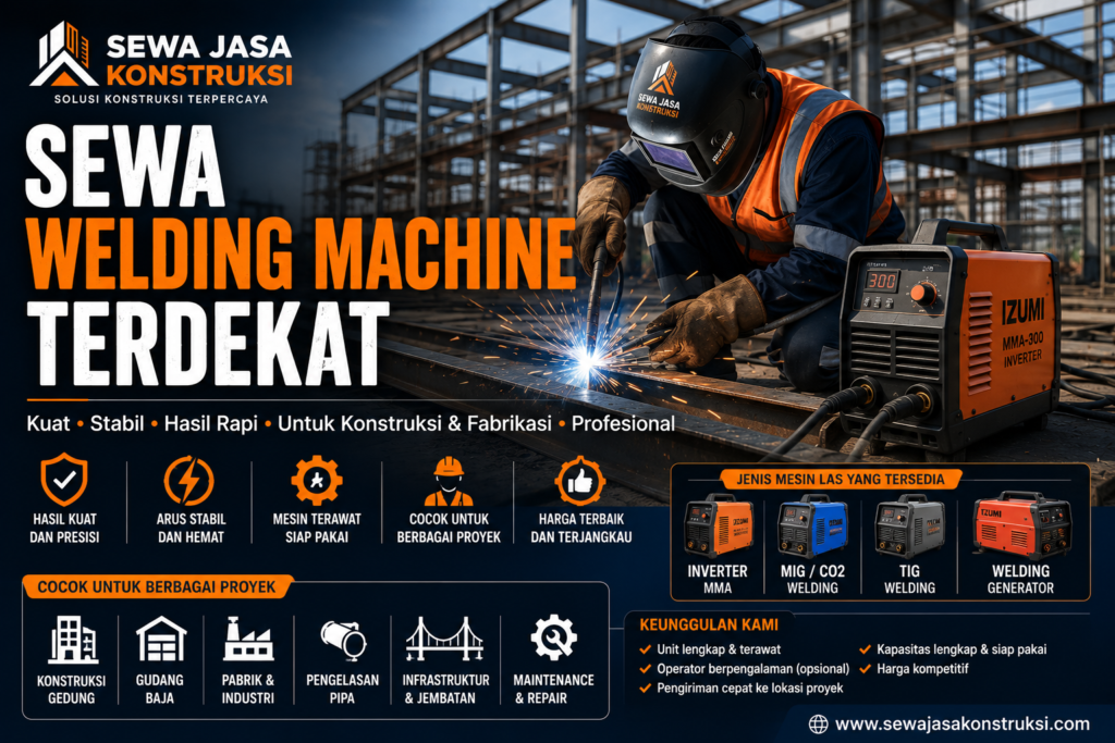 Sewa Welding Machine Terdekat Rental Mesin Las Profesional untuk Proyek Konstruksi & Fabrikasi