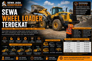 Sewa Wheel Loader Terdekat Rental Wheel Loader Profesional untuk Loading Material & Pematangan Lahan