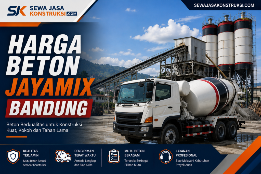 Harga Beton Jayamix Bandung 2026 | Harga per m3