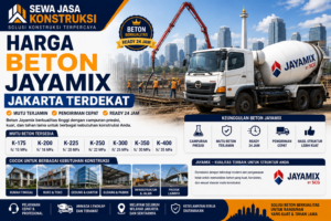 Harga Beton Jayamix Jakarta Terbaru 2026 Ready Mix Per M3