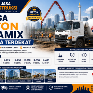 Harga Beton Jayamix Jakarta Terbaru 2026 Ready Mix Per M3