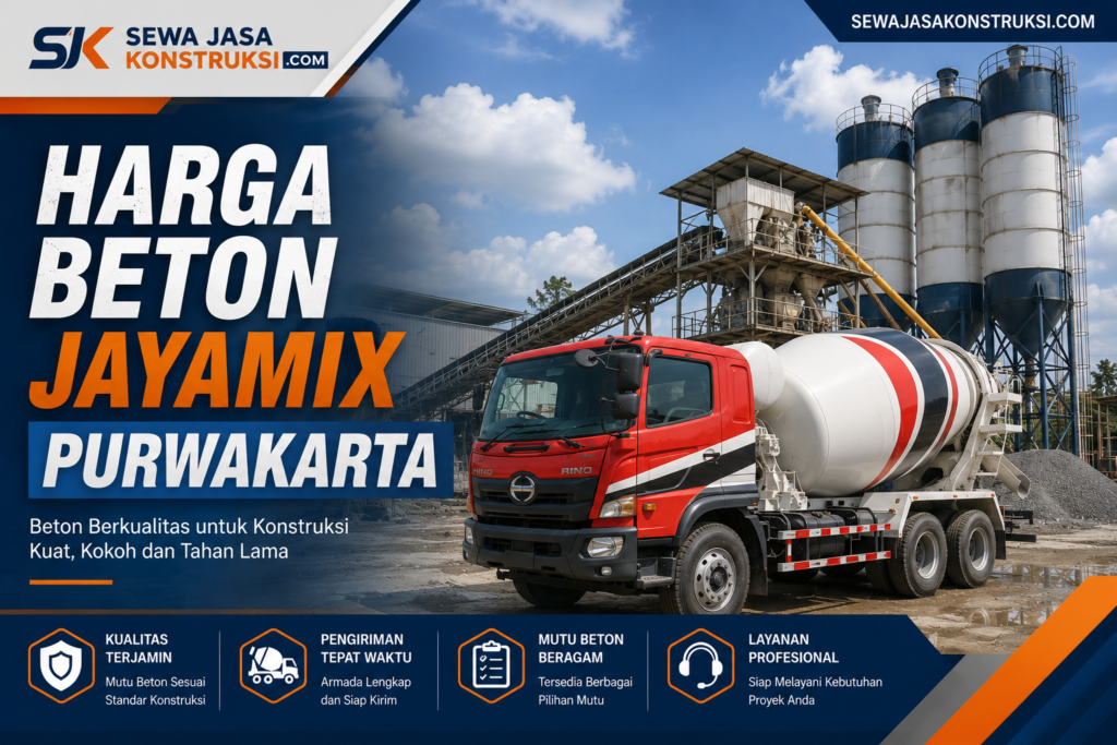 Harga Beton Jayamix Purwakarta 2026 | Beton Cor Jayamix per m3 Terbaru
