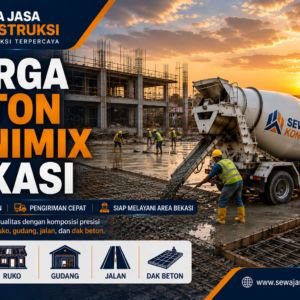 Harga Beton Minimix Bekasi Terdekat 2026 | Cor Gang Sempit