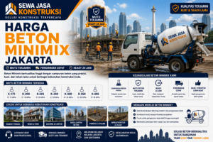 Harga Beton Minimix Jakarta Terdekat 2026 Cor Gang Sempit