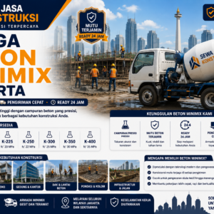 Harga Beton Minimix Jakarta Terdekat 2026 Cor Gang Sempit