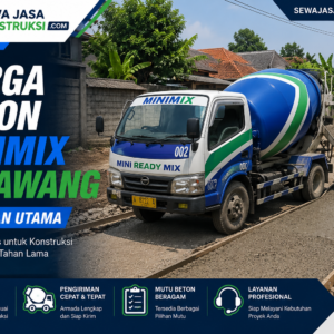 Harga Beton Minimix Karawang Mulai Rp1,1 Jutaan/m3