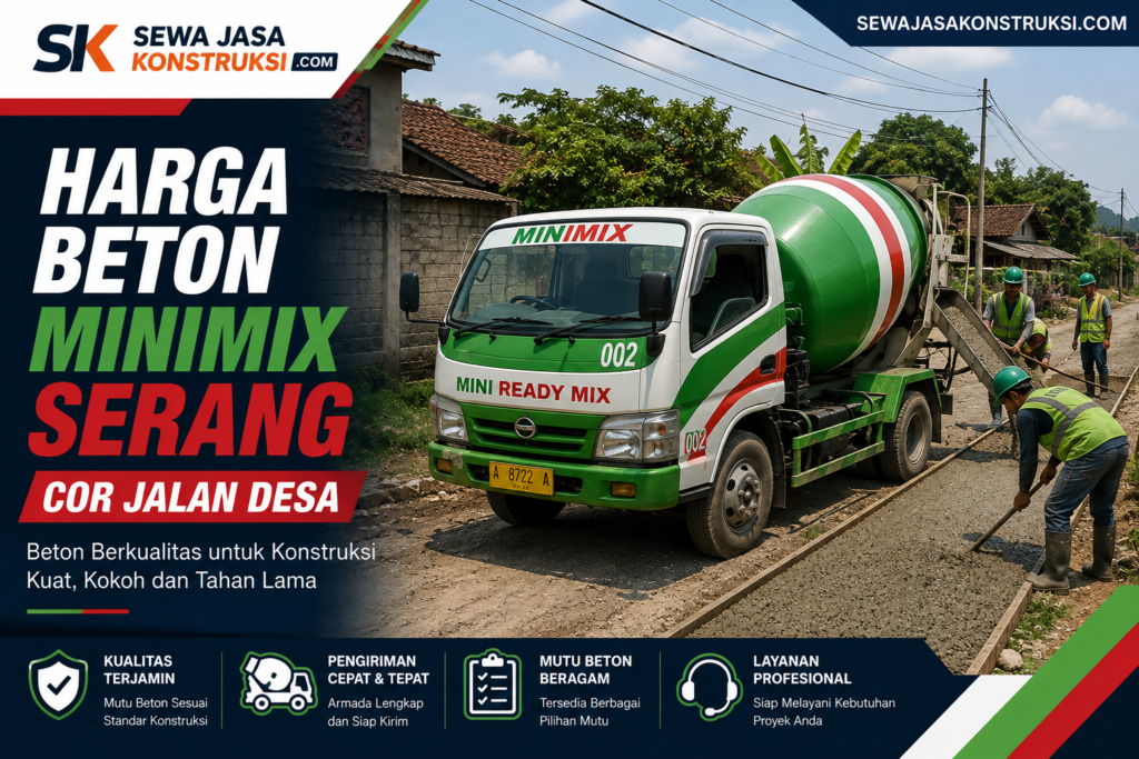 Harga Beton Minimix Serang