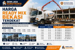 Harga Ready Mix Bekasi Terdekat 2026 Beton Cor Per M3