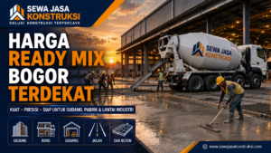 Harga Ready Mix Bogor Terdekat 2026 | Beton Cor Per M3