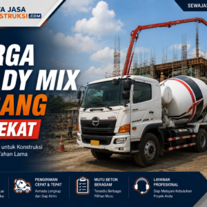 Harga Ready Mix Serang Terdekat 2026 | Beton Cor Ready Mix per m³