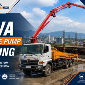 Sewa Concrete Pump Bandung 2026 | Harga Rental Pompa Beton Terbaru