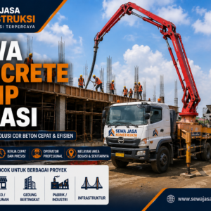 Sewa Concrete Pump Bekasi Terdekat 2026 | Semua Tipe