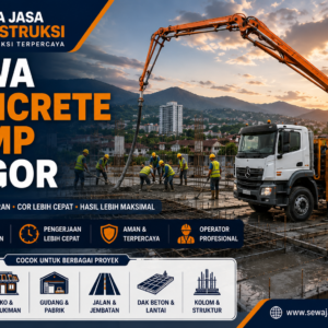 Sewa Concrete Pump Bogor Terdekat 2026 | Pilihan Lengkap